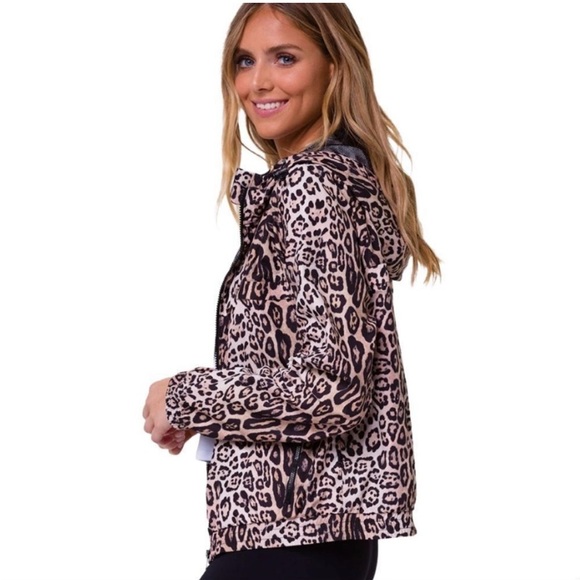 Onzie leopard print Breakaway jacket - Picture 7 of 11